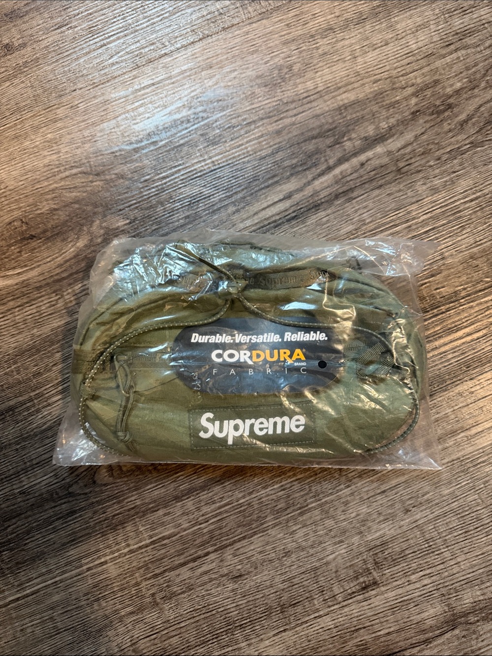 Supreme Olive Green Cordura Waist Bag